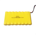 9.6v 400mAh AAA-Akku mit Kabel und Stecker